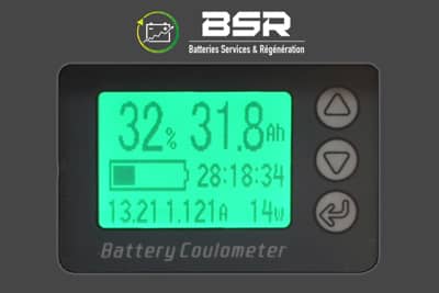 Ecran LED et indicateur de décharge de la batterie lithium BSR Brushless