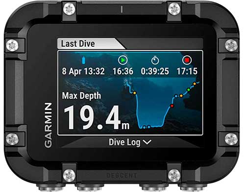 Application Garmin Dive et connectivité