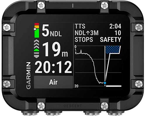 Sécurité plongée Garmin Descent X30