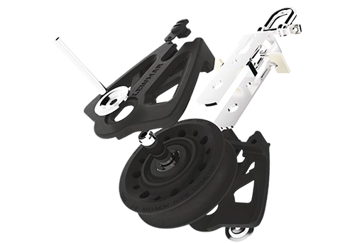 Poulie Lewmar Synchro triple 50 mm