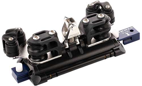 Chariot NTR T1 Lewmar avec réas de contrôle et taquet