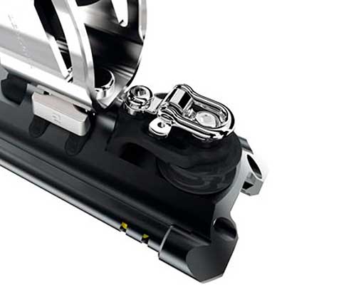 Réa de contrôle et ringot chariot de génois Lewmar NTR